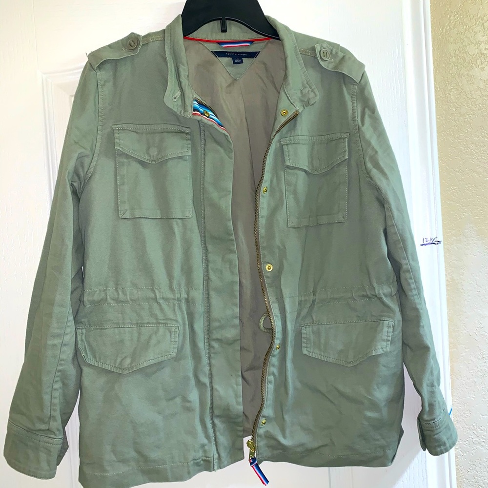 Tommy Hilfiger Green Cargo Jacket